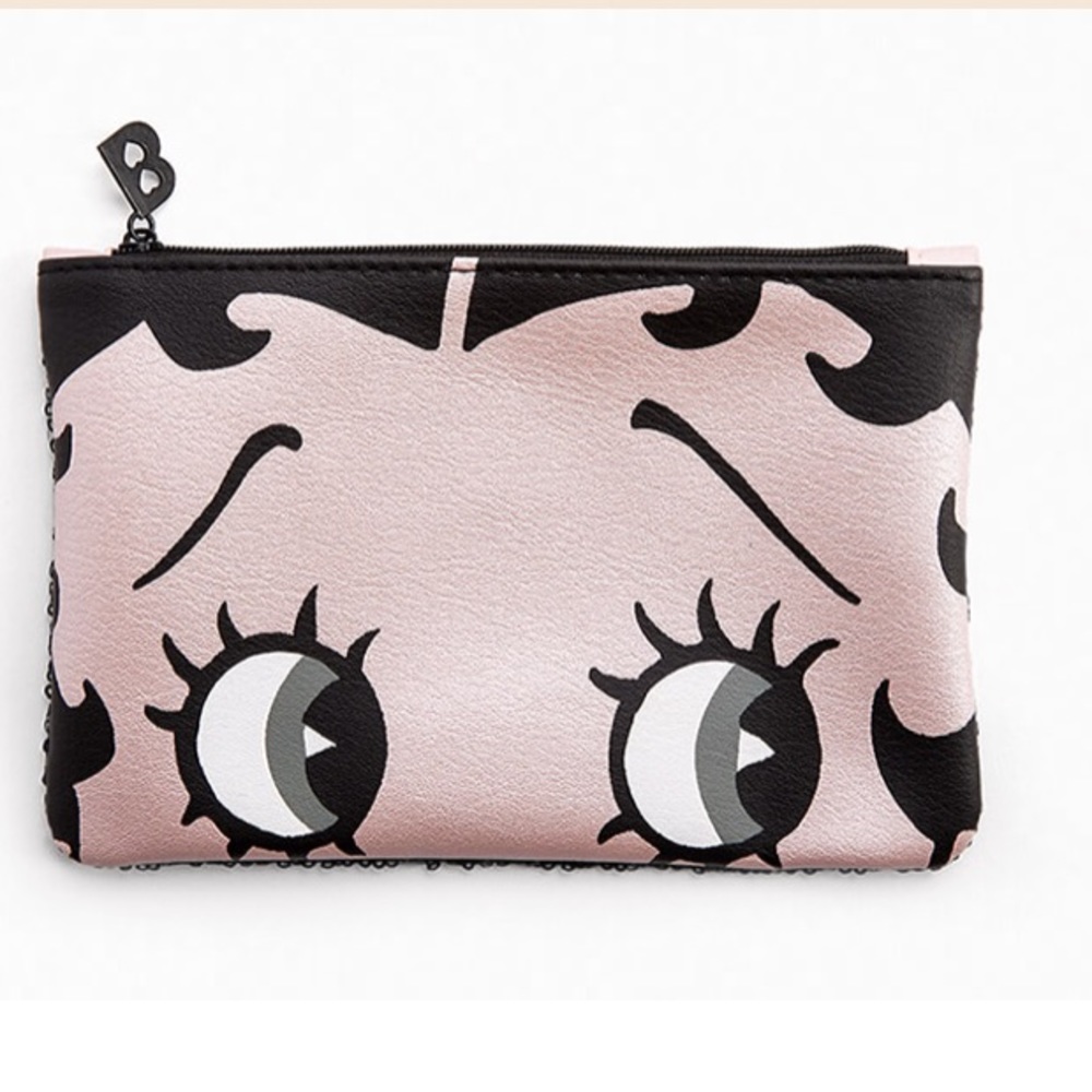 Betty Boop make up bag size 7.5x5